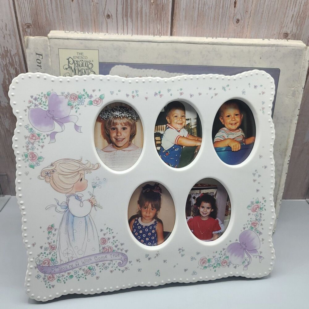 Precious Moments Mother’s Day Multi Photo Picture Frame Enesco Wish Come True